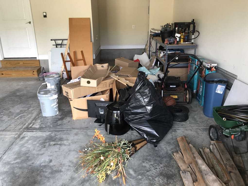Hoarding cleanup transformation photos